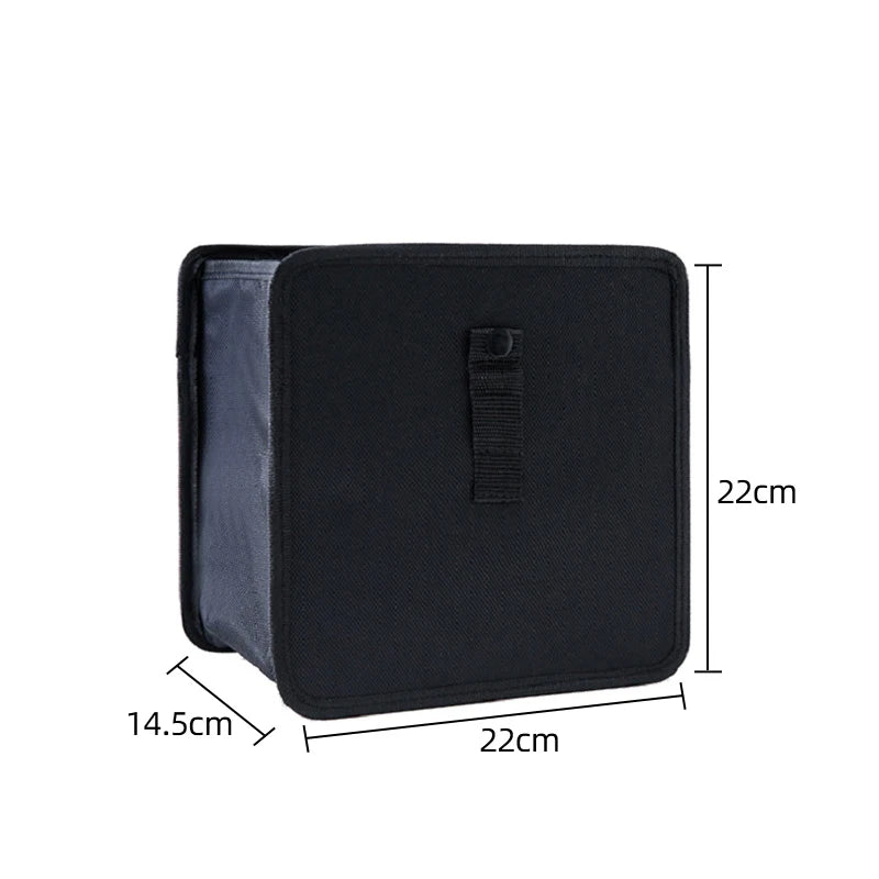 Car Trash Can Back Seat Hanging Organizer Collapsible Box Waterproof Garbage Bin Universal for Auto SUV Truck Interior Storage