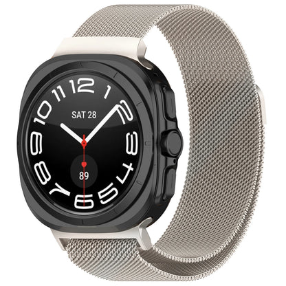 Thick Milanese Loop for Samsung Galaxy Watch Ultra strap 47mm Stainless Steel Magnetic Bracelet Galaxy Watch 7 ultra band 47 mm