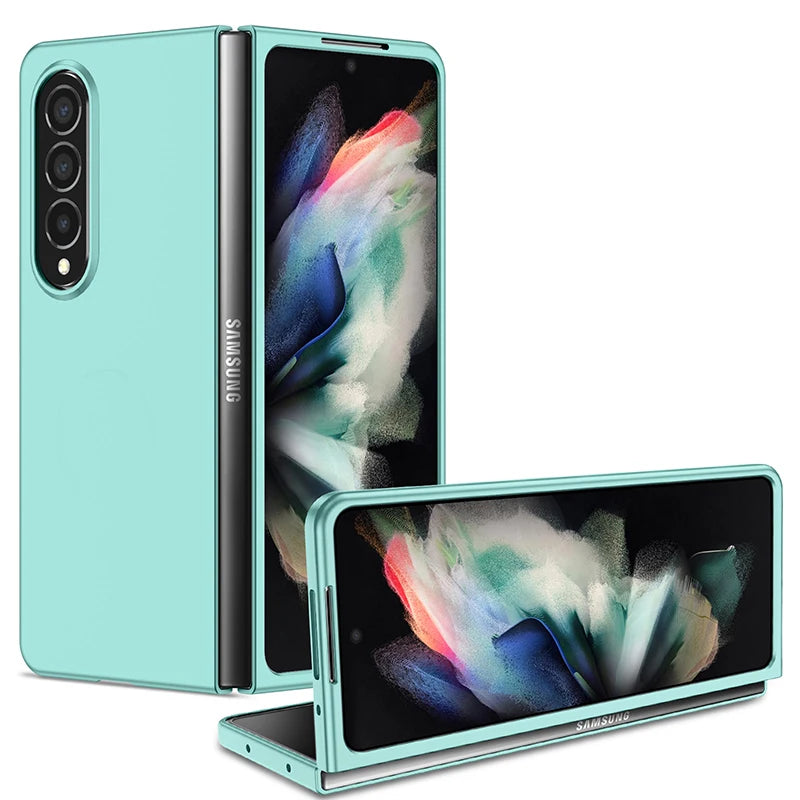 For Z Fold 5 3 2 1 Case Samsung Z Fold 4 Anti-Fingerprint Shockproof Full Protection Cover Case Black Green Purple