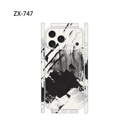 Oscar Skin Wrap Decal Vinyl Sticker for iPhone Pro Max Back Film Compatible with iPhone 17/16/15/14/13 Pro Models