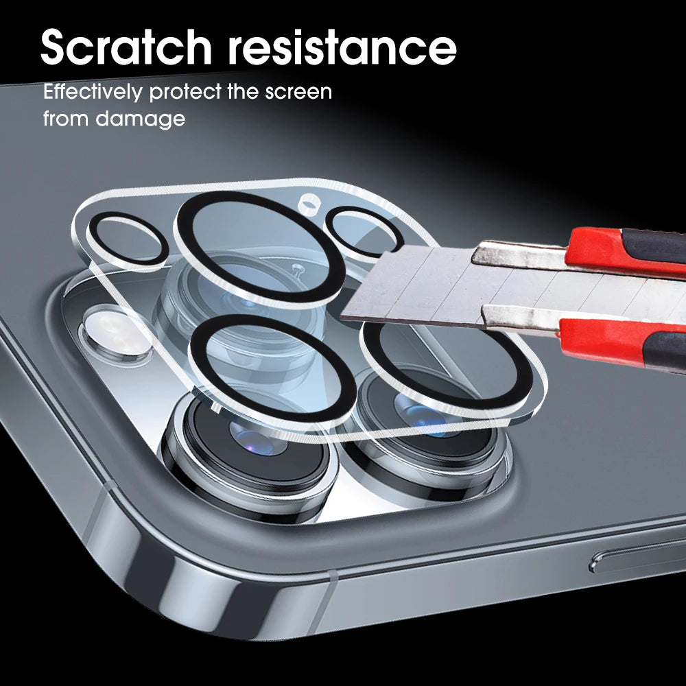 1/3/5PCS Back Camera Len Tempered Glass For iPhone 13 Mini For iPhone 13 14 15 16 Pro Max Plus Len Screen Protectors Glass Film