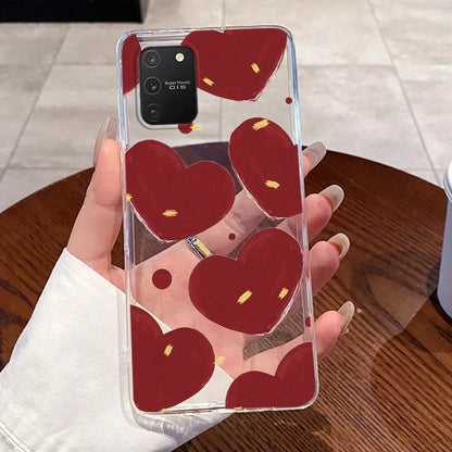Casing For Samsung S10 Lite Case G770F Aesthetic Cute Cat Fashion Transparent Back Cover For Samsung Galaxy S10 Lite Phone Case