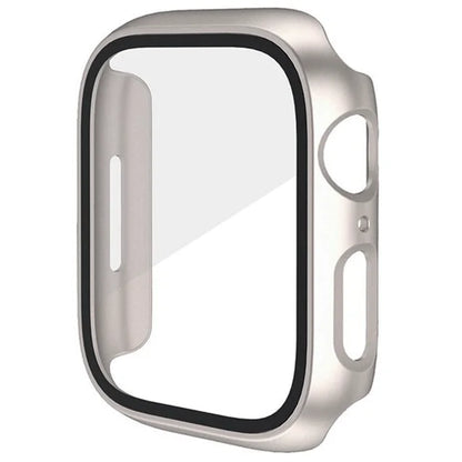 Glass+Cover For Apple Watch case11 10 9 8 7 6 SE 5 Ultra Accessorie Screen Protector iWatch serie 44mm 40mm 49 41 45mm 42mm 46mm