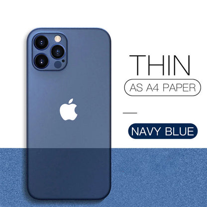 For Iphone 11 12 13 14 15 16 17 Air plus Pro Max Mini X Xr XsMax 0.2MM Thickness Slim Cover Cases Ultra Thin Matte Phone PP Case