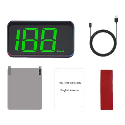M2 Head Up Display Car Universal Speedometer KMH HUD USB Cable Plug & Play GPS & Beidou Dual Satellite System