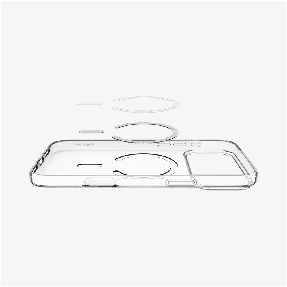 Spigen Ultra Hybrid MagFit TPU Anti Yellowing Case For iPhone 17 Pro Max 16 15 Plus 14 13 12 17 Air For Magsafe Magnetic Cover