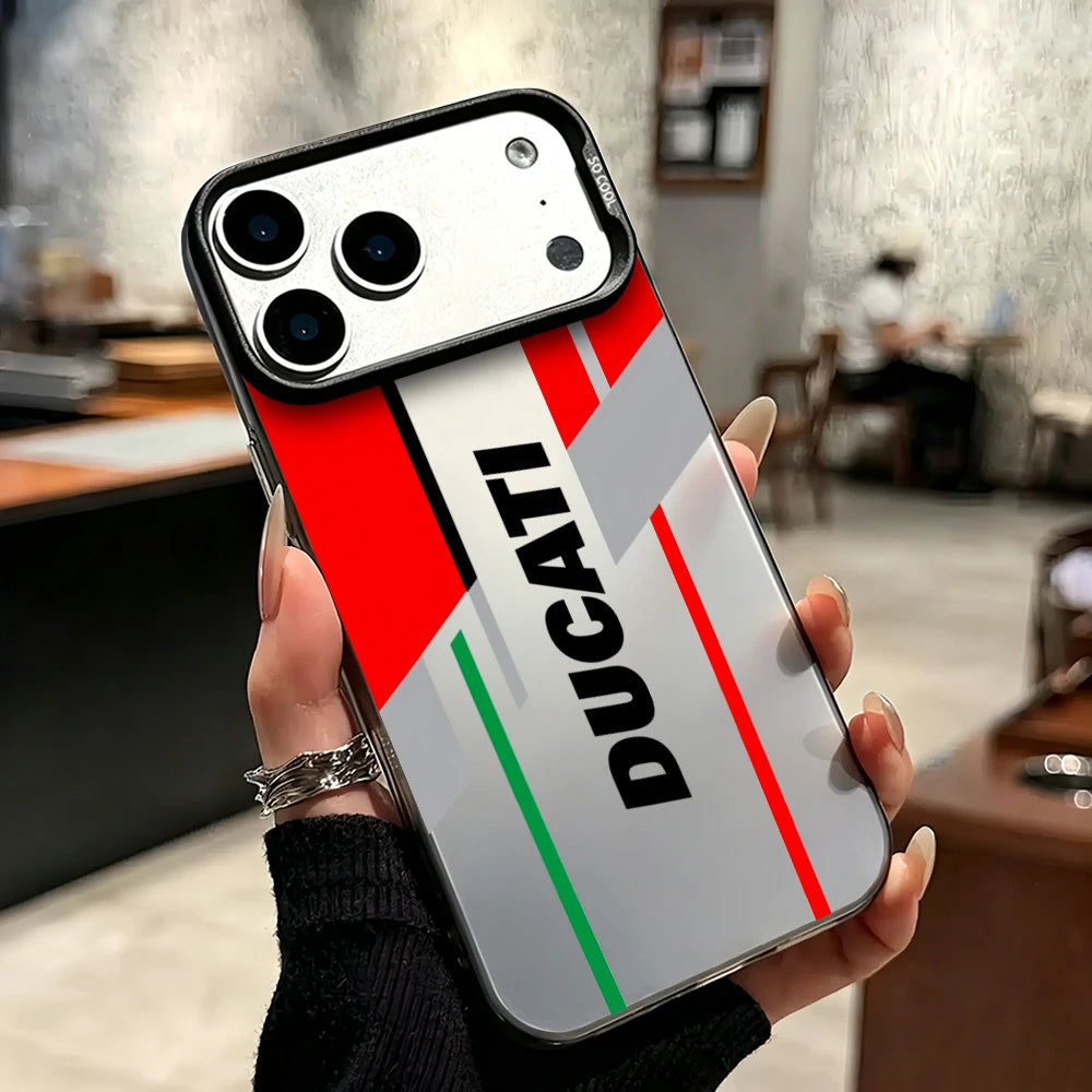 Fashion Racing For Samsung Galaxy S23 S24 S25 5G S26 Ultra Plus Fe Laser Cover D-DucatiS-S Cool IMD Case