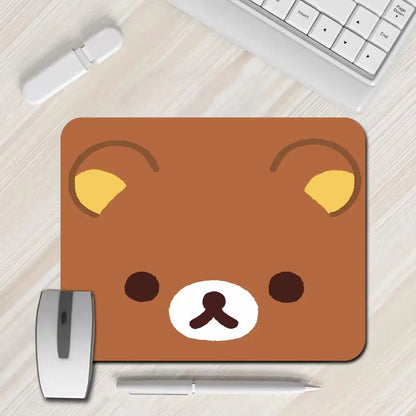 Lovely Rilakkuma Kawaii Pad Rubber Gaming Mousepad Gamer Stitching Dining Table Desk Mat PC Computer Keyboard Mat Mause Mice