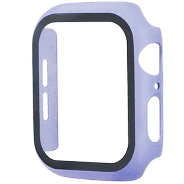 Glass+Cover For Apple Watch case 10 9 8 7 6 SE 5 iWatch Accessorie Screen Protector iWatch series 46mm 44mm 40mm 41 45mm 38 42mm