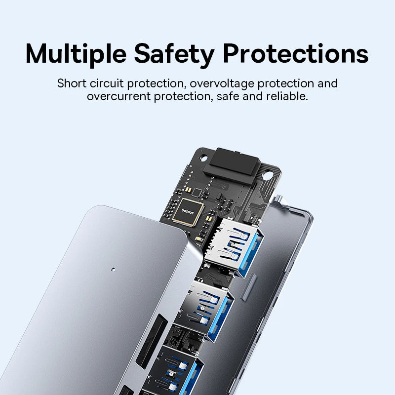 Baseus Usb Hub 4 Port ABS Hub Usb 3 0 for Laptop Multi Splitter Adapter For Xiaomi Lenovo Macbook PC Computer Accessories