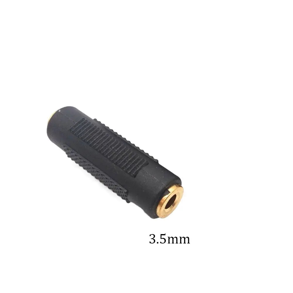 3.5mm to 3.5mm Female Jack Stereo Connector Coupler Adapter Audio Cable Extension for MP3 DVD Headphone Car AUX