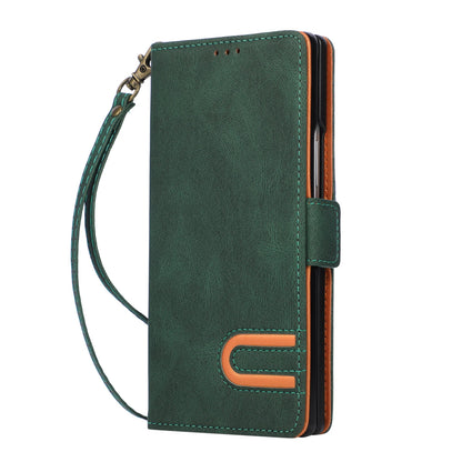 Retro Leather Flip Wallet Case for Samsung Galaxy Z Fold 8 Ultra 7 6 5 4 3 Fold8 Fold7 Fold6 Fold5 Card Holder Stand Phone Cover