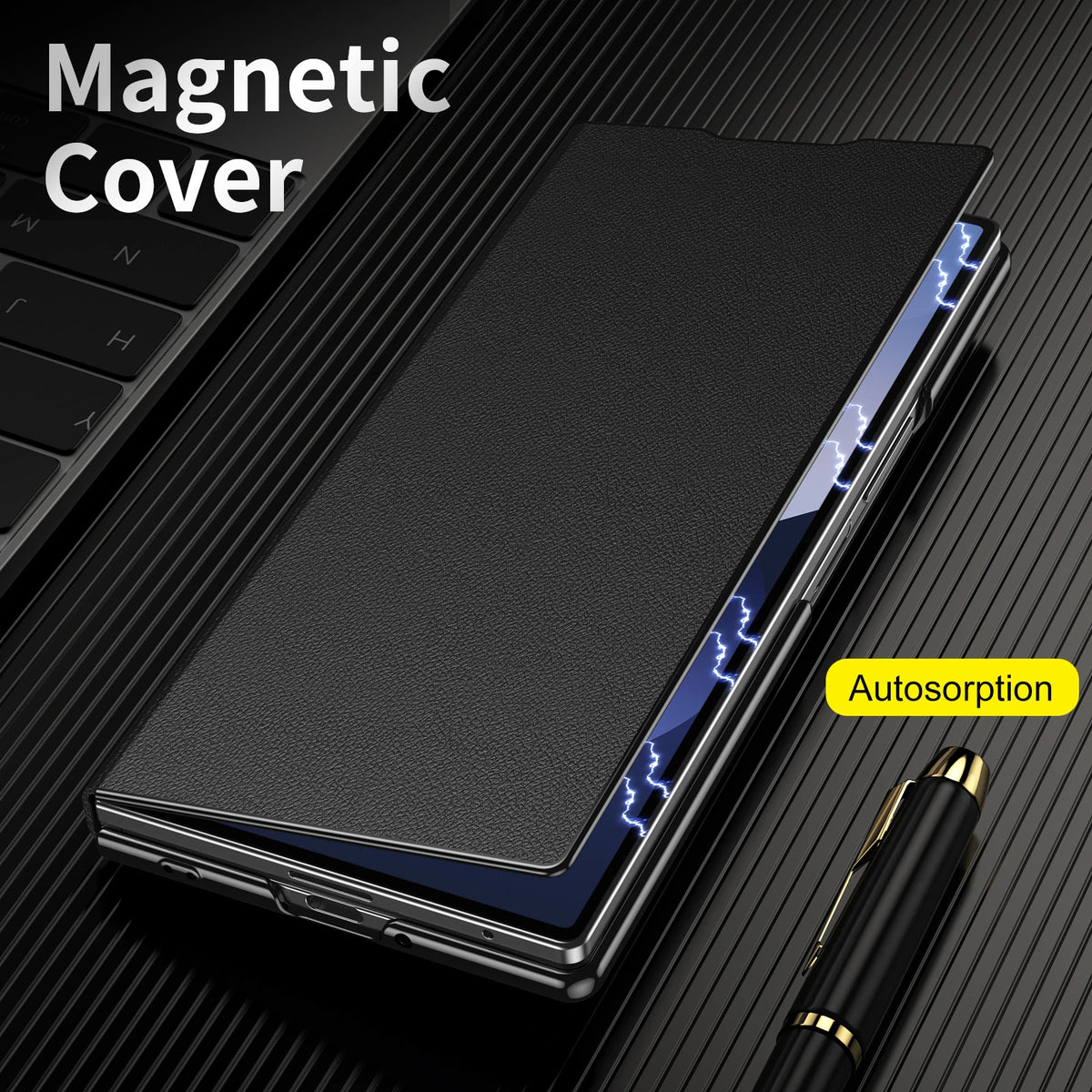 Anti-Sweat Leather Skin Mobile Phone Cover Case for Samsung Galaxy Z Fold 8 Ultra 5G Fold8 Fold 6 7 5 3 4 Fold6 Fold5 Fold4