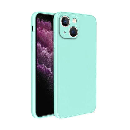 Original Square Liquid Silicone Phone Case for iPhone 14 13 7 8 Plus X XR XS 11 12 Pro Max SE 2 3 Luxury Camera Protective Cover