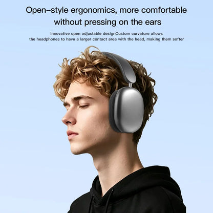 Bluetooth Headphones Over Ear Wireless Headset HiFi Music Gaming Comfortable Mic for iPhone Android PC Travel Sports Gift Unisex