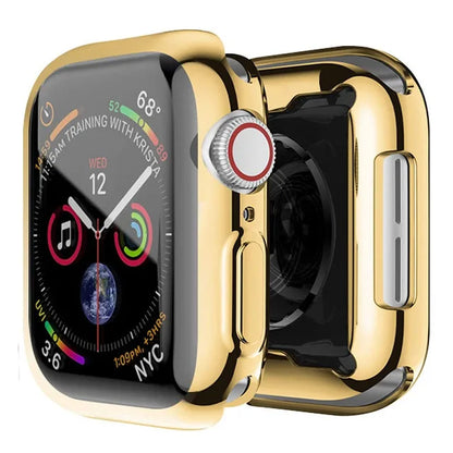 Screen Protector for Apple Watch Ultra 4 3 2 49 41 44 40 45 46 42mm TPU Bumper Cover Case for iWatch Series 11 10 12 9 8 7 SE 6
