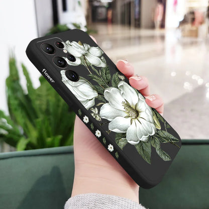 Wild Flowers Phone Case For Samsung Galaxy S25 S24 S23 S22 S21 S20 Ultra Plus FE S10 S9 S10E Note 20 ultra 10 9 Plus Cover