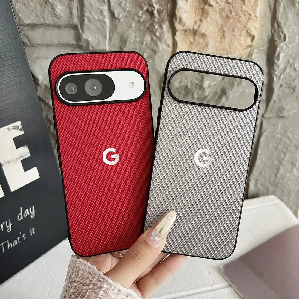 NEW Ultra Thin Premium Woven Nylon Pattern Phone Case For Google Pixel 11 10 9 Pro XL 8 7 6 Pro 10A 9A 8A 7A 6A Shockproof Cover