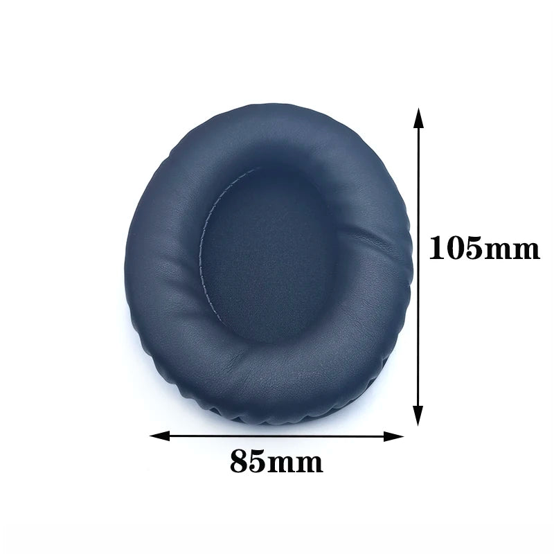 Oval Ear Pads For Headphones Covers Sponge Leather Foam Cushion 60*70 60*80 65*85 70*90 75*95 80*100 85*105 90*105 90*110 2pcs