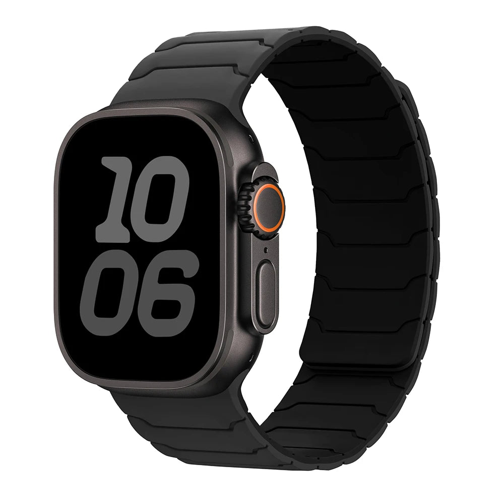 magnetic Strap For Apple Watch Band ultra 2 3 49mm 44mm 40mm 41mm 46mm 42mm 45mm 38 Silicone Bracelet IWatch Series 11 9 8 SE 10