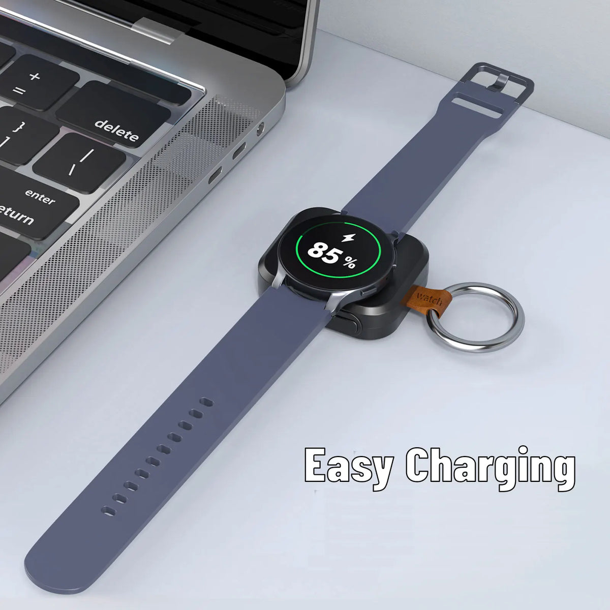 Magnetic Wireless Portable Watch Type C Fast Charger for Samsung Galaxy Watch 8/8 Classic/Ultra/5/4 Pro/4/3 Active Fast Charging