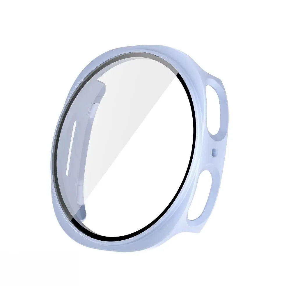Tempered Glass+Case For Samsung Galaxy Watch8 40mm44mm, All-Around Screen Protector Hard PC Bumper For Galaxy Watch 8 Classic 46