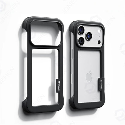 17Pro Colorful Frameless Soft TPU Bumper Case For iPhone Air 17 16 Plus 15 14 13 12 18 Pro Max Shockproof Protect Frame No Cover