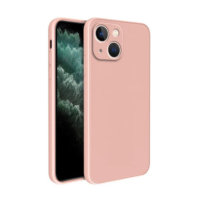 Original Square Liquid Silicone Phone Case for iPhone 14 13 7 8 Plus X XR XS 11 12 Pro Max SE 2 3 Luxury Camera Protective Cover