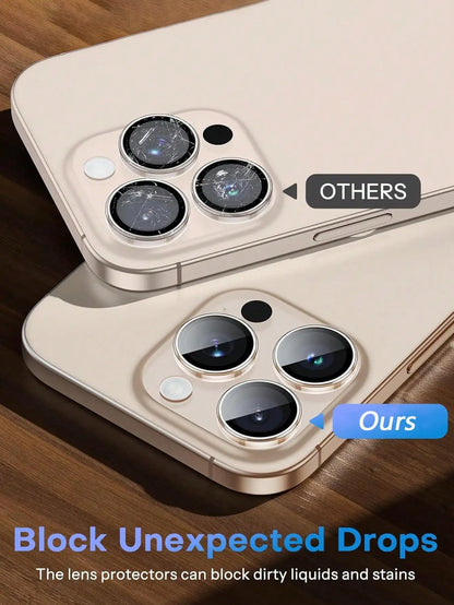 Camera Lens Protector for iPhone 17 Pro/iPhone 17 Pro Max, HD Clear Camera Cover Tempered Glass Screen Protector Accessories,