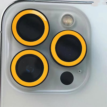 Luminous  Camera Protector For IPhone 16 Pro Max 16 Plus 15Pro Lens Film Ring Anti-Scratch Tempered Glass Glowing Protective Cap