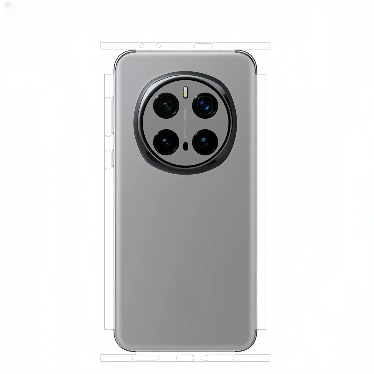 Cute Pattern Matte Film Skin Phone Back + Sides Sticker For Honor Magic 8 7 6 6pro Cartoon Full Cover Wrap