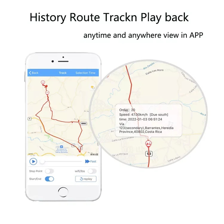 4G GPS Tracker Locator 10000mAh Strong Magnetic Waterproof Locator Car Vehicle