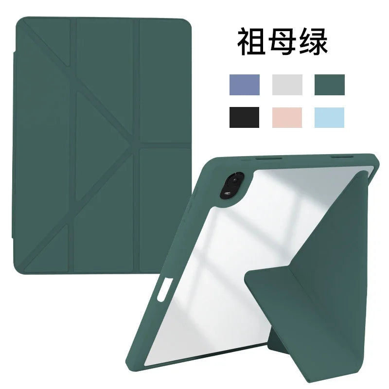 With Pencil Holder Case for IPad A16 Air11 M2 M3 2025 2024 iPad Air5 Air4 Gen IPad Pro11 M4 M2 10th 9th 8 7 10.2'' Air3 10.5 9.7