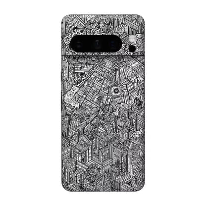 Decal Skin Wrap  for Google Pixel 10 9 8 7 Pro 6 6pro Back Screen Protector Film Cover Case Macaroon Wrap Matte Sticker