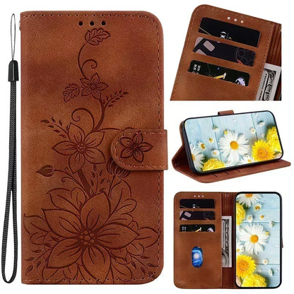 Leather Phone Case For Samsung Galaxy S10 Lite S10 S9 S8 Plus S10e S7 EDGE S6 Wallet Lanyard Cover