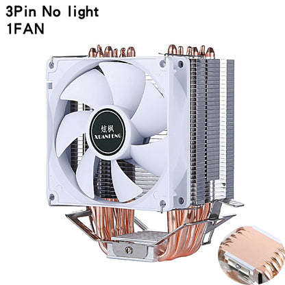 XUANFENG 2/4/6 Heat Pipe Cooler CPU Fan 90mm Air-Cooled Processor Compatible LGA2011-3 X79 X99 E5 2066 115x 1200 1700 I5 AM4 AM5