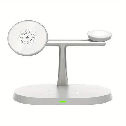 3 In 1 Opansten Magnetic Wireless Charger Stand For iPhone 17 16 15 14 13 12 Pro iWatch 10 9 Airprods 4 3 Fast Charging Station