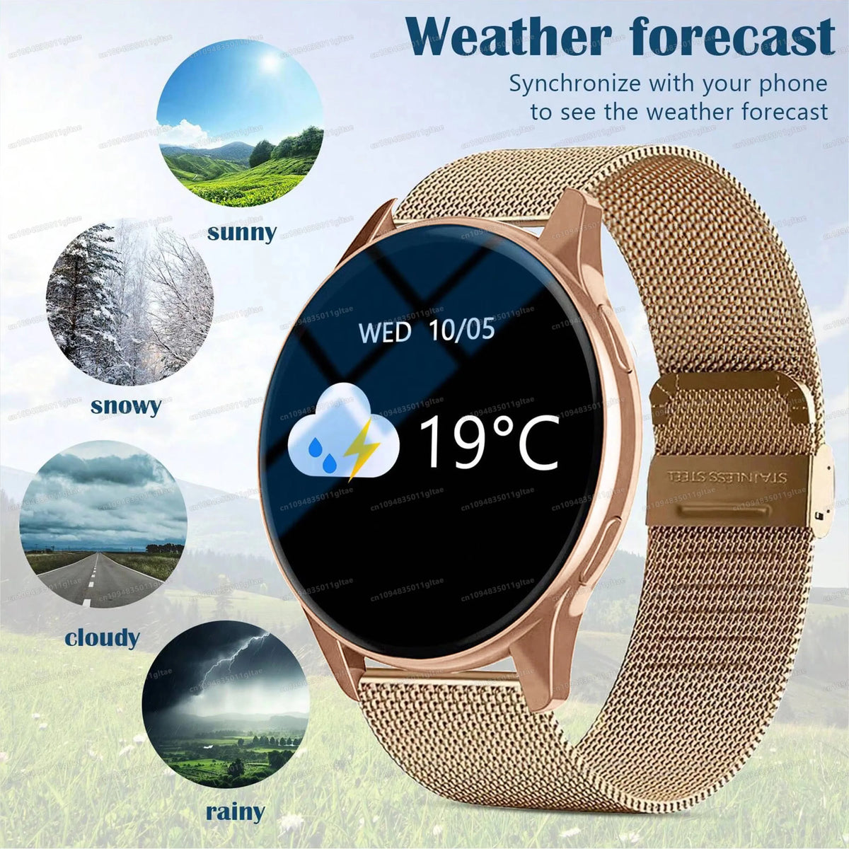 2026 New Women SmartWatch Bluetooth Call Lady Watch Sport Waterproof Heart Rate Sleep Smart Watch For Women Present Gift PKHT30