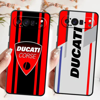 Case for Google Pixel 8a 6 7 8 Pro 10 9 Pro XL 7a 9a 6a Soft Shell Moto-rcycleS Racing DD-ucatieS