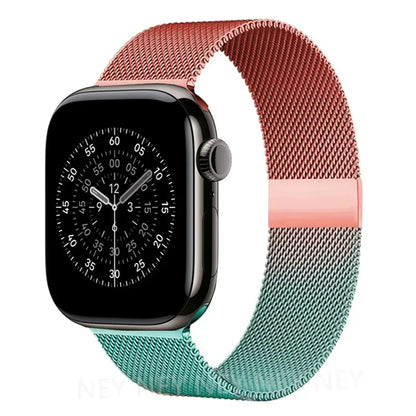Milanese loop strap For Apple Watch band 11 46mm 44mm 40mm 41mm 42mm 45mm bracelet iwatch series 10 8 7 6 5 4 SE 9 Ultra 3 49mm