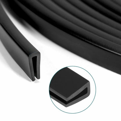 5M Rubber Edging Trim Strip 5M Car Door Edge Protector Strip 1x Rubber Edging Trim Strip 5M Car Door Edge Protector Strip