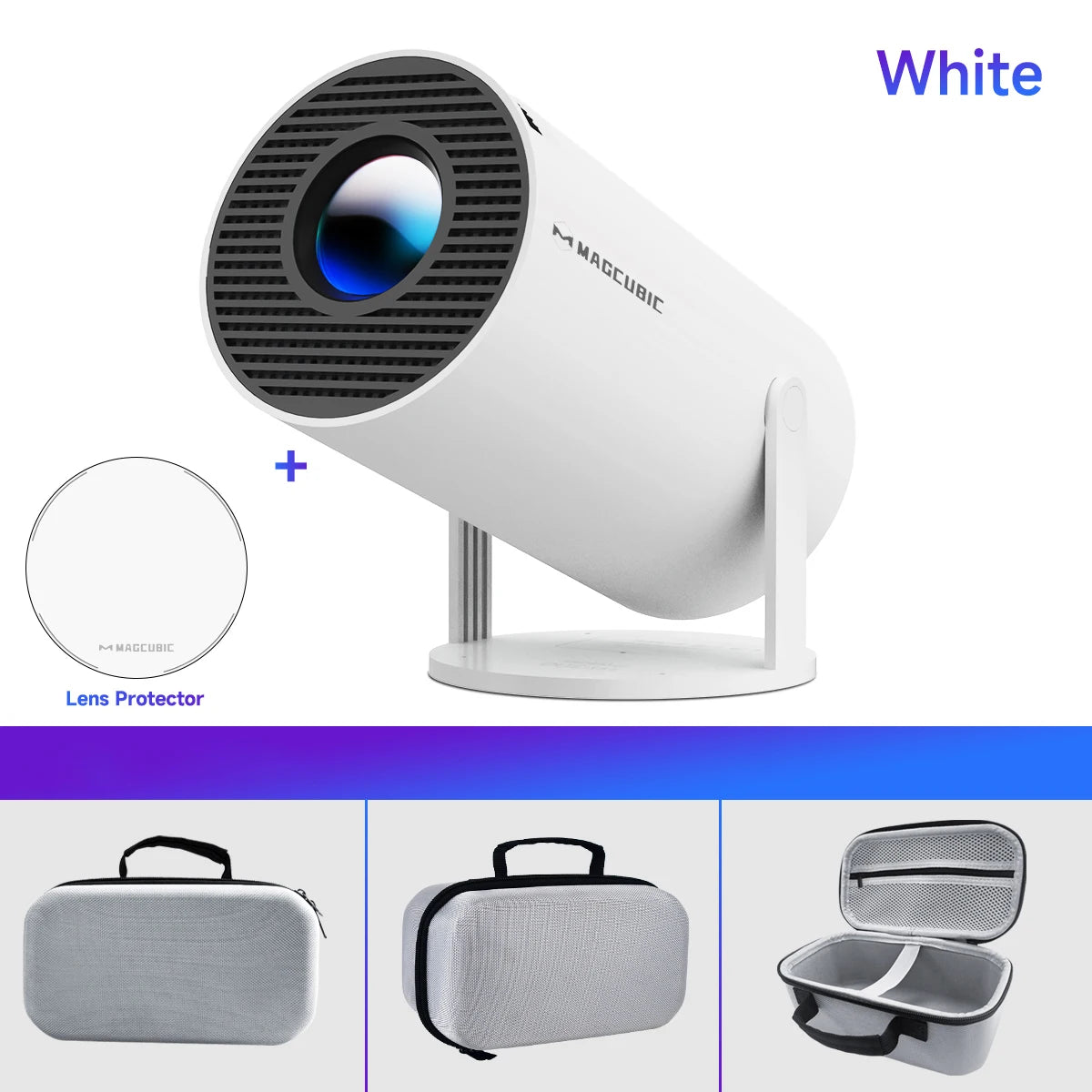 Magcubic HY300 Pro 8K HD Projector Android14 Dual Wifi6 290ANSI Allwinner H726 BT5.4 1280*720 Home Cinema Outdoor Projetor HY300