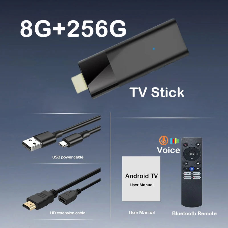 Android 16 TV Stick 4K Allwinner H313 Dual Wifi 2.4G/5.8G Quad Core HDR RAM 4GB ROM 32GB 64GB 128GB Home Theater Media Player