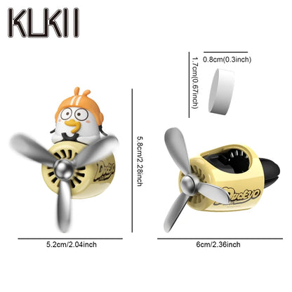 No perfume DIY fragrance cute duck pilot car air fresheners vent clip aroma diffuser interior accessories decorations ornaments