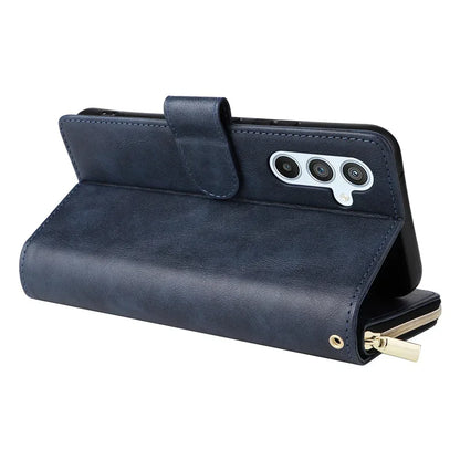 For Samsung S25 S24 S23 S22 S21 S20 FE 5G Zipper Wallet Leather Case For Samsung Galaxy S26 Ultra Note 20 10 Lite S9 Plus Etui