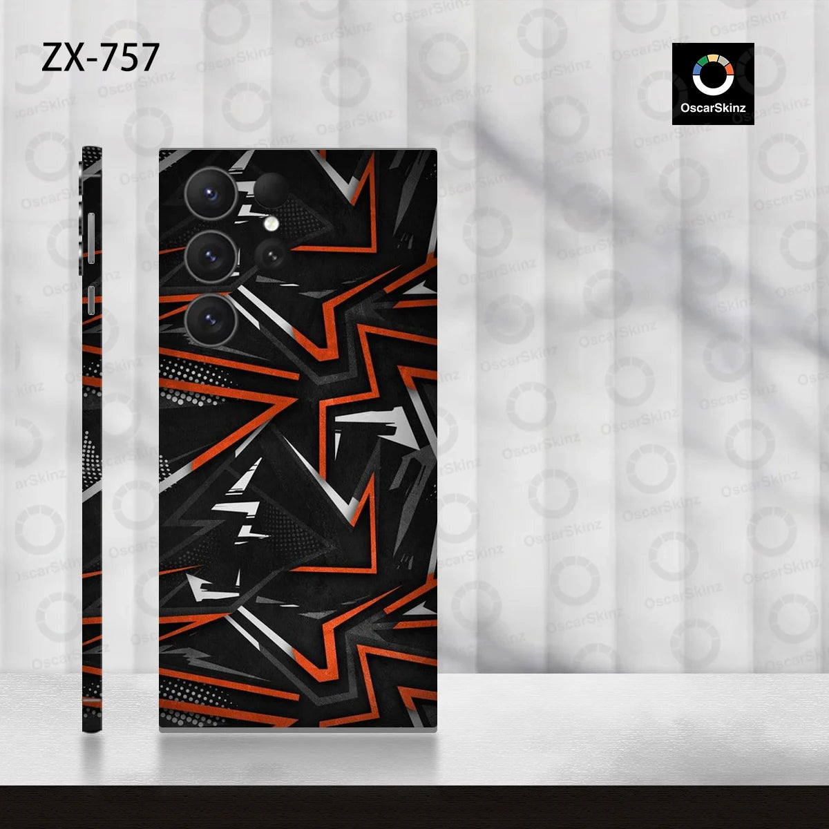 Colorful Decal Skin for Samsung Galaxy S24 S23 S22 Ultra Plus S21 Note20 Back Screen Protector Cover Wrap Stones Sticker