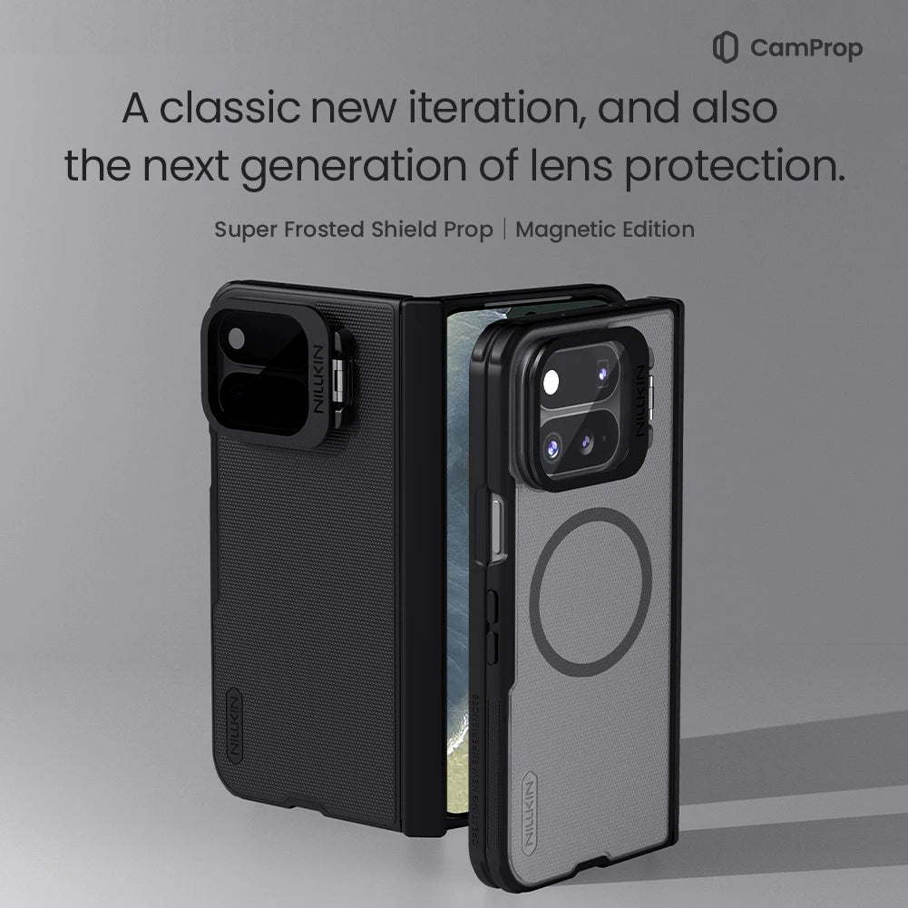 NILLKIN Magnetic Case For Google Pixel 11 Pro Fold Pixel11 Raised Edge Anti-Dust Shockproof CA4017
