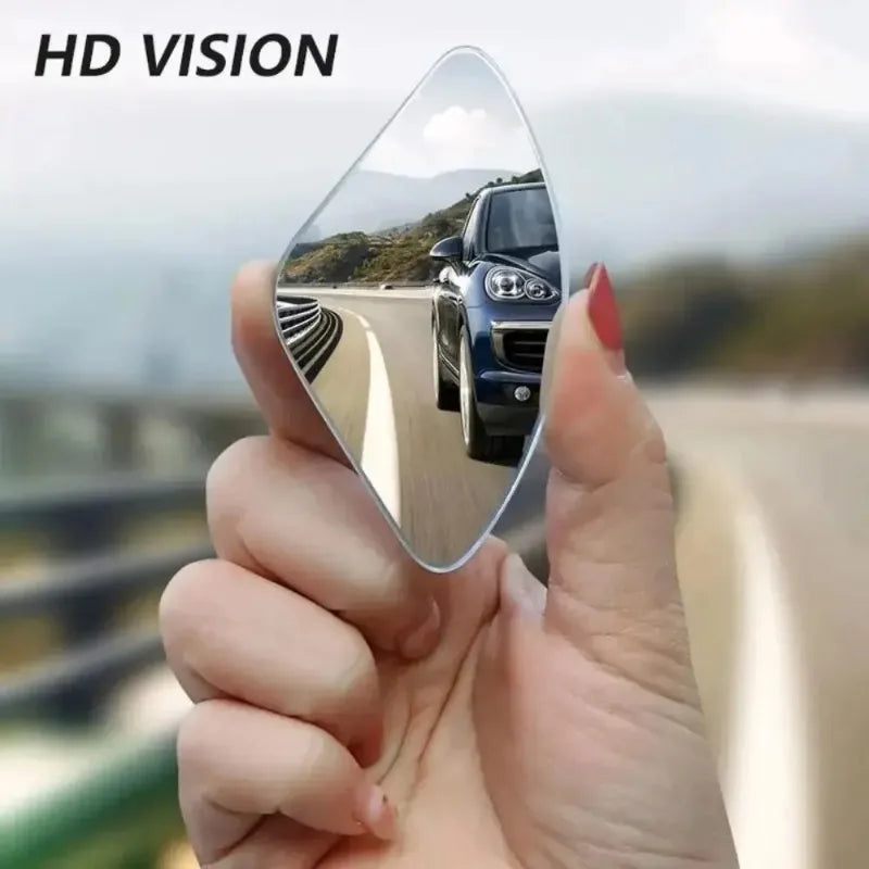 SEAMETAL 2PCS Upgrade Car Rearview Mirror Wide-angle Blind Spot Car Auxiliary Rearview Convex HD Mirrors for Car Accessories