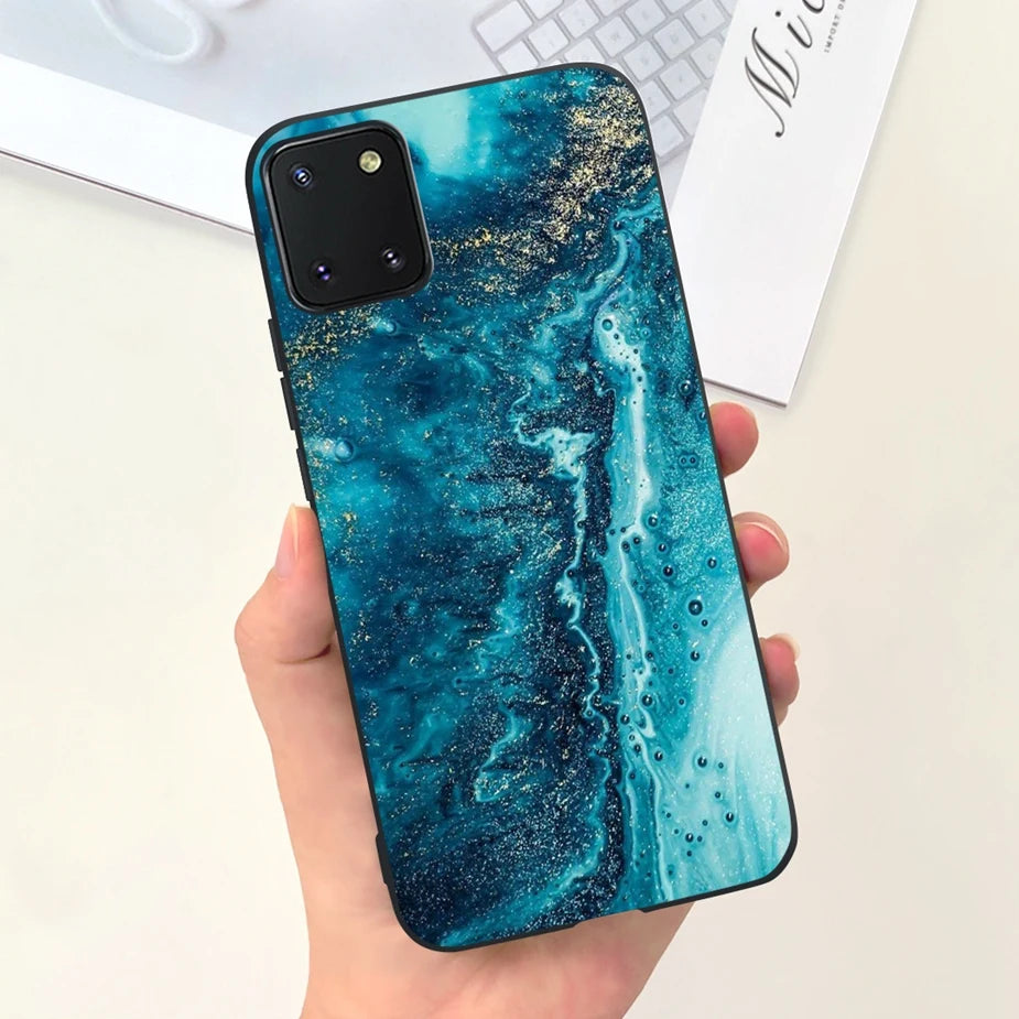 For Samsung Galaxy Note10 Lite Case SM-N770F 6.7'' Popular Candy Painted Cover Soft TPU Phone Case For Samsung Note 10 Lite Bags