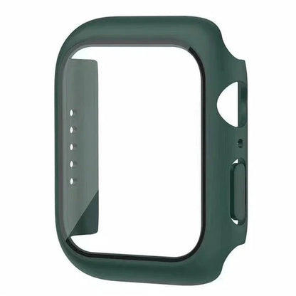 Glass+Cover For Apple Watch case 10 9 8 7 6 SE 5 iWatch Accessorie Screen Protector iWatch series 46mm 44mm 40mm 41 45mm 38 42mm